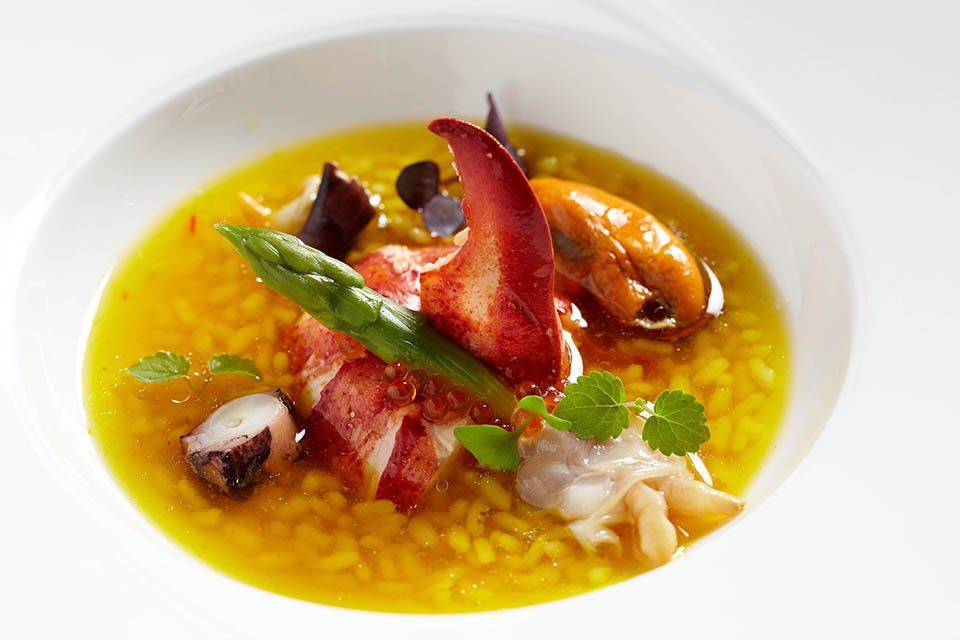 El mejor arroz caldoso con bogavante El mejor arroz caldoso con bogavante